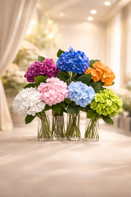 عرق زهرة القرطاسيا (هيدرانجيا)