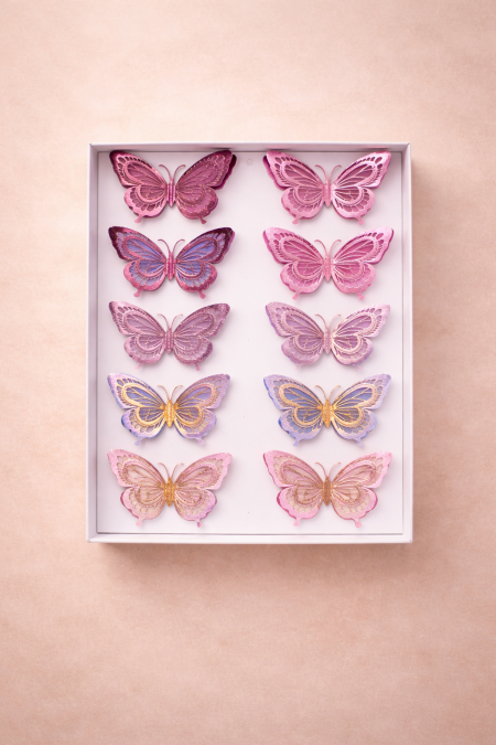 فراشات ثلاثية الابعاد