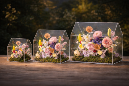 صندوق اكريليك كوخ 3 احجام