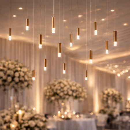 ثريا اضاءة كريستال صغير