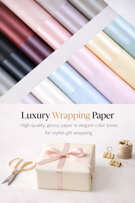 تغاليف هدايا سادة مع خط لامع