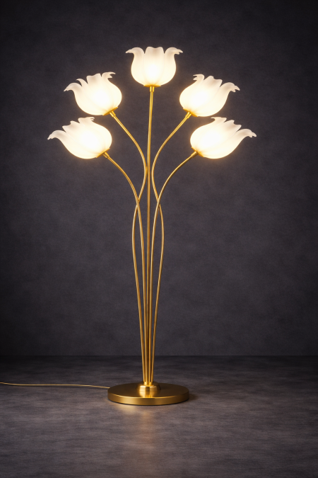 شمعدان اضاءة زهرة لوتس