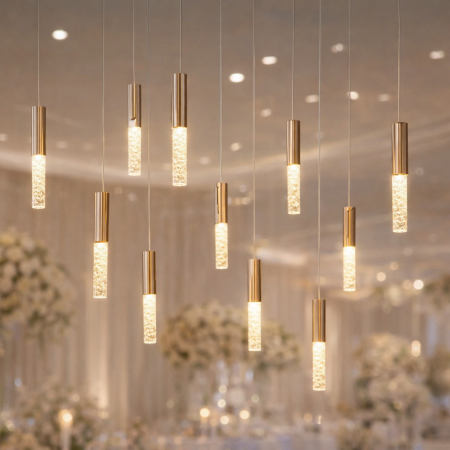 ثريا اضاءة اصابع كريستال