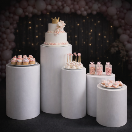 طقم ستاند كيك اسطواني 5 قطع