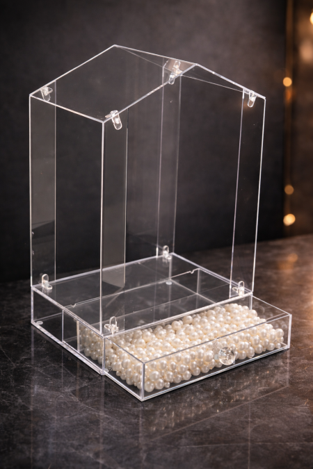 صندوق كوخ حجم كبير مع جرار