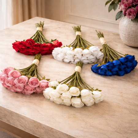 ضمة ورد جوري عروق