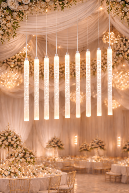 ثريا اضاءة اصابع كريستال