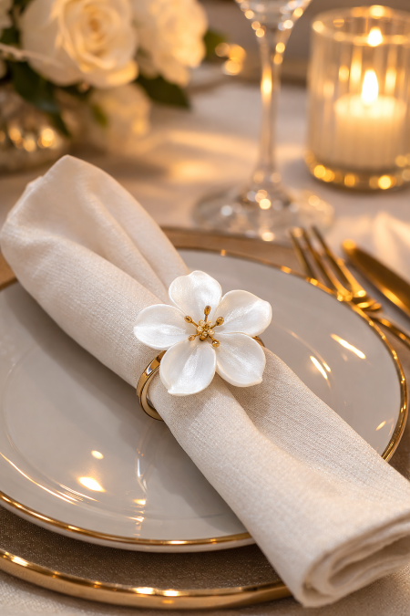 حلقة لمناديل قماش الضيافة