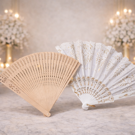 مروحة عروس قماش