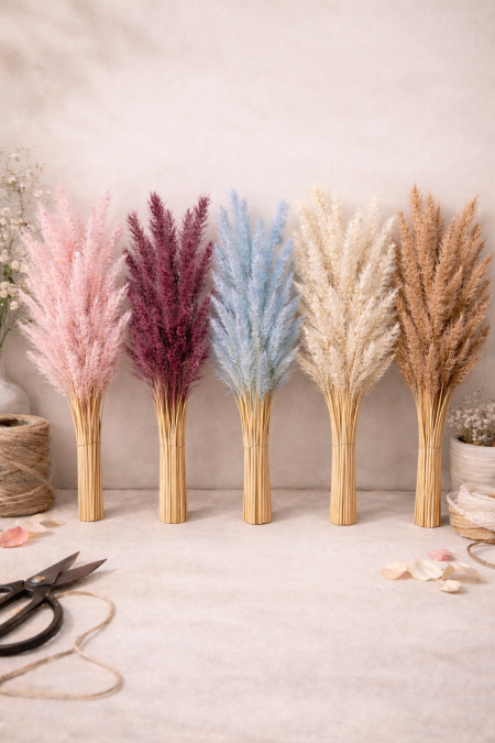 ضمة اصابع ريش مقصب مجفف