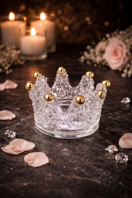 توزيعة تاج زجاج