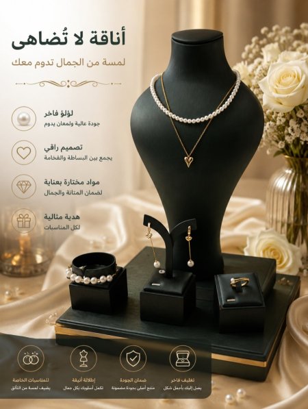 باكيج صدر ذهب واكسسوار