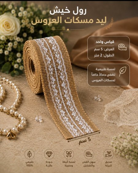 رول خيش ليد مسكات العروس