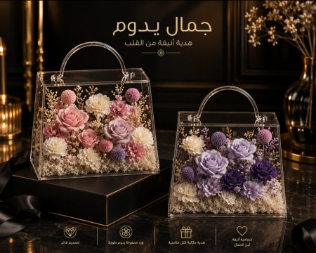 طقم بوكس اكريليك شنطة عصري