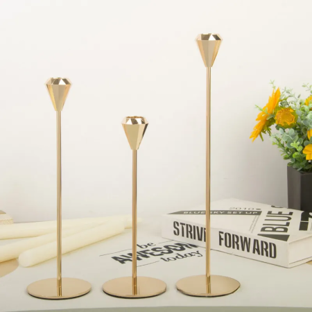 حامل شموع معدني 3 احجام