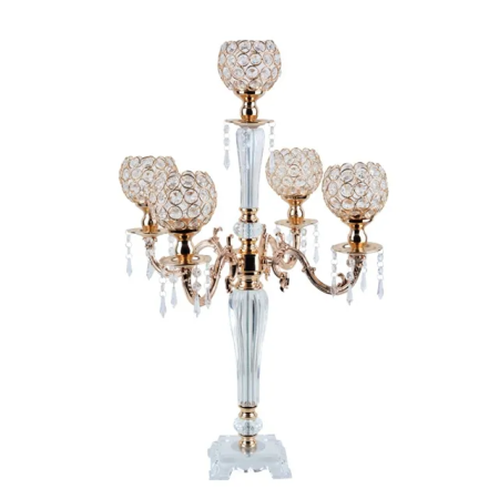 شمعدان اكريليك طابات