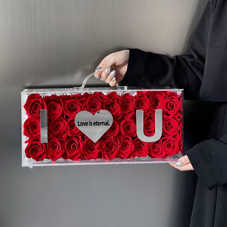 طقم بوكس اكريليك شنطة مستطيل