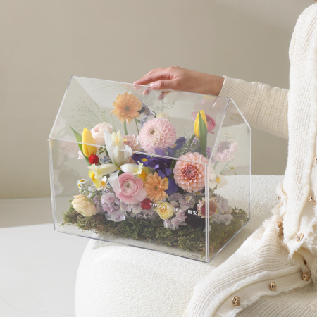 بوكس اكريليك كوخ شفاف