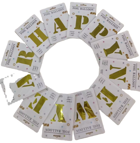 بلالين قصدير احرف A-Z