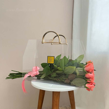 صندوق شنتة اكريليك شفاف